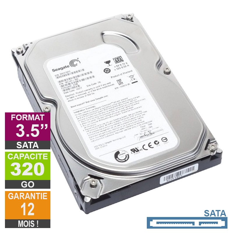 Жорсткий диск SATA 320GB Seagate 3.5″ 7200 RPM 16MB